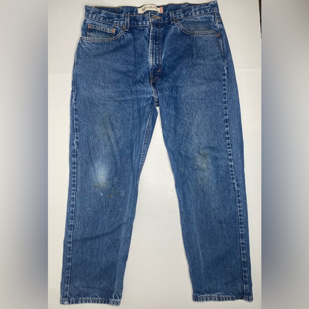 Levi’s 505 Dark Wash Straight Leg Jeans Sz 38 x 30